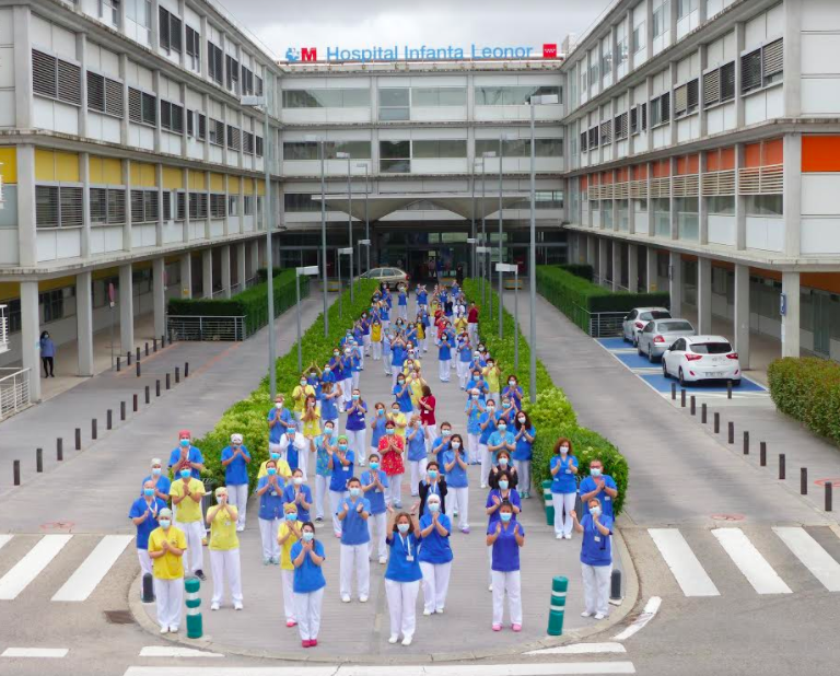 El Hospital Infanta Leonor rinde homenaje a sus profesionales de enfermería en su Día internacional