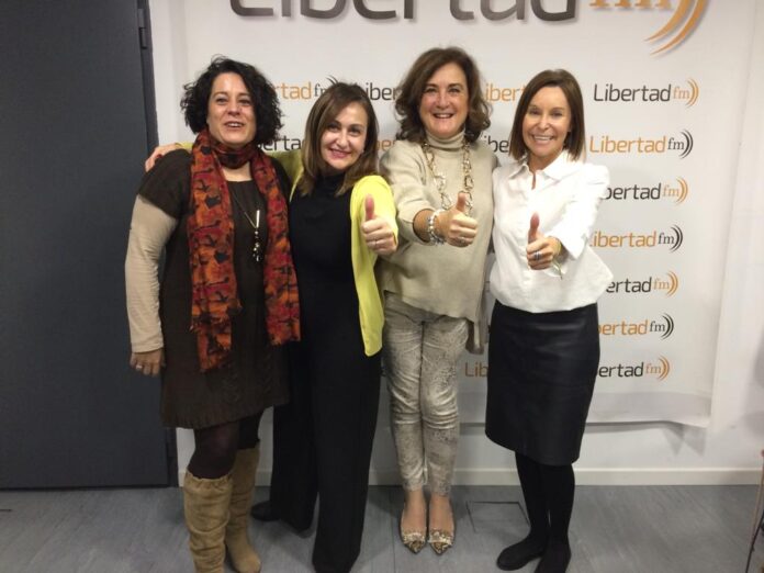 De izquierda a derecha: María Zarco, Carmen Mª García, Cristina Vicedo y Nuria Domínguez