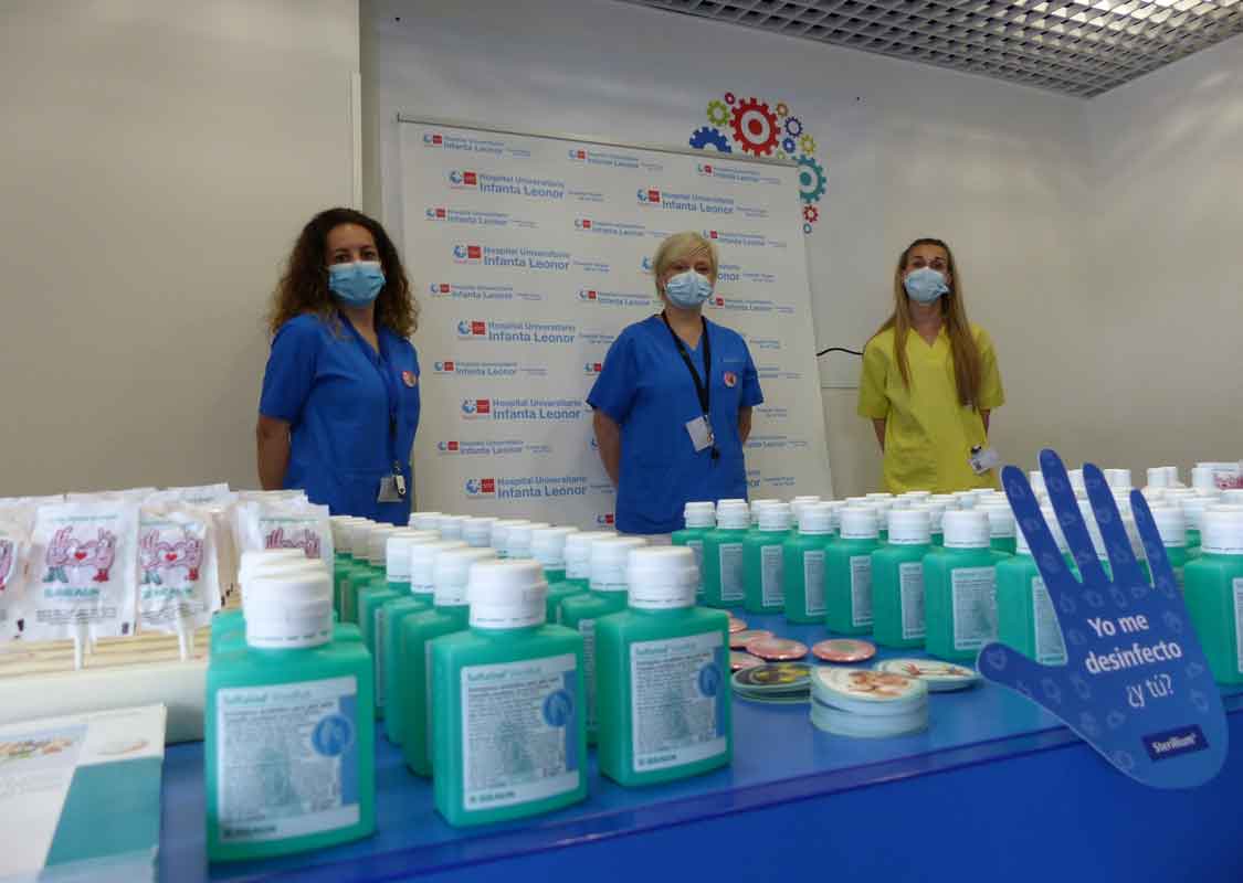 En este momento estás viendo El Hospital Infanta Leonor se suma a la conmemoración del Día de la Higiene de Manos