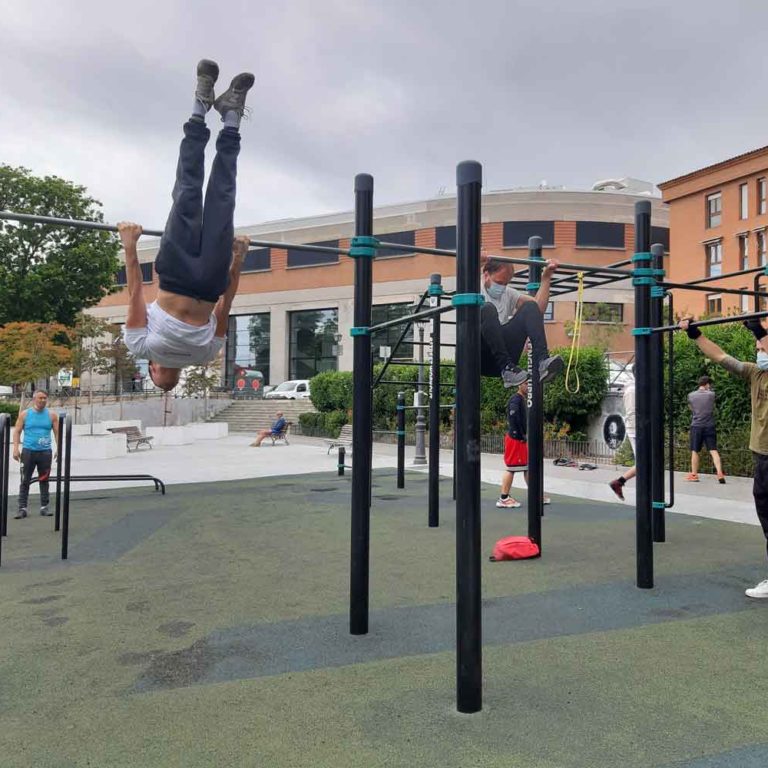 Once nuevos circuitos de calistenia para Vallecas