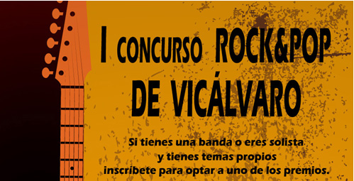 En este momento estás viendo Las bandas de Vallecas se pueden apuntar al I Concurso de Rock & Pop de Vicálvaro