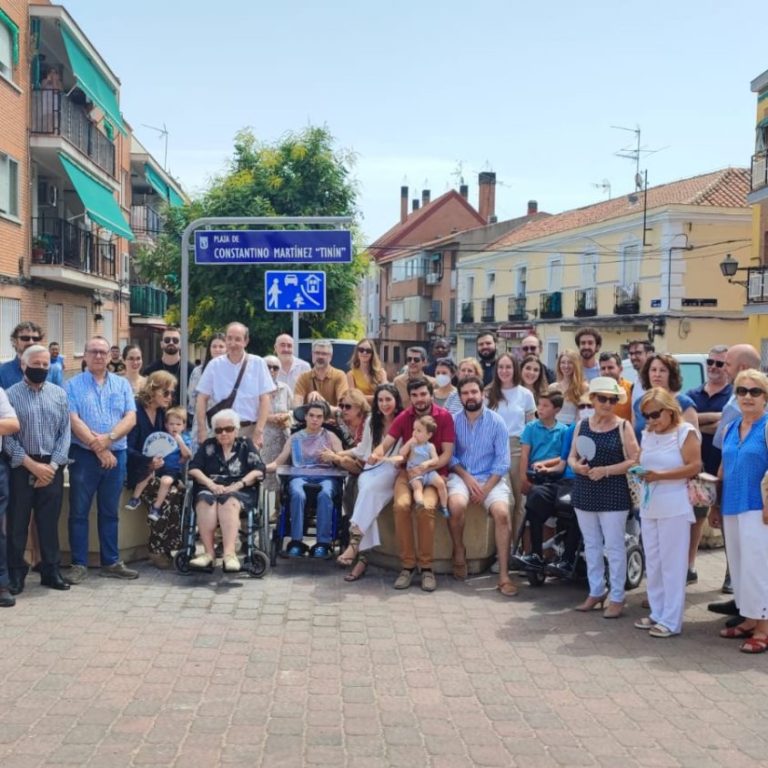 Villa de Vallecas rinde homenaje a su ilustre vecino Constantino Martínez, ‘Tinín’