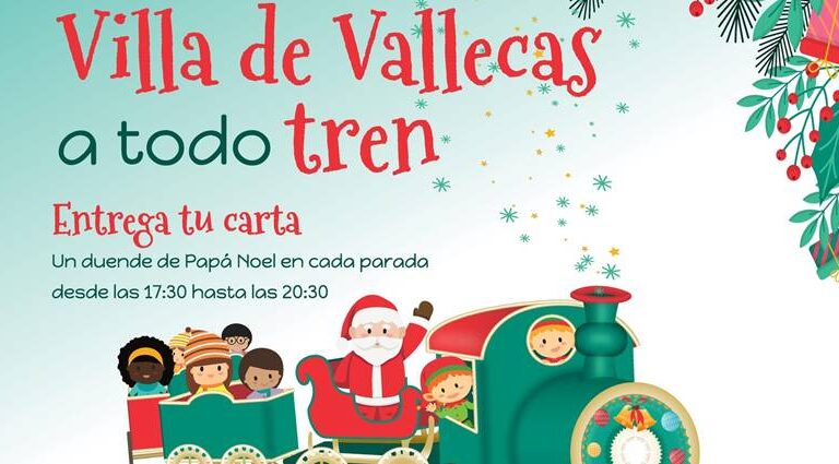 El Tren de la Navidad pasa por Villa de Vallecas