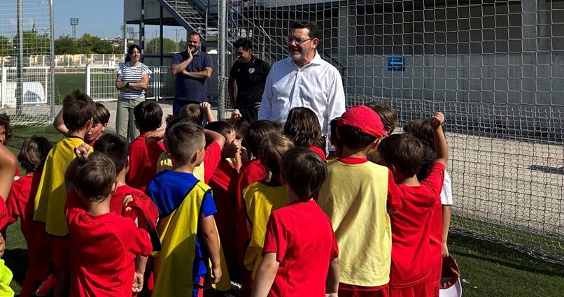 Cuatrocientos menores disfrutaron del campus de fútbol de la Fundación Rayo Vallecano