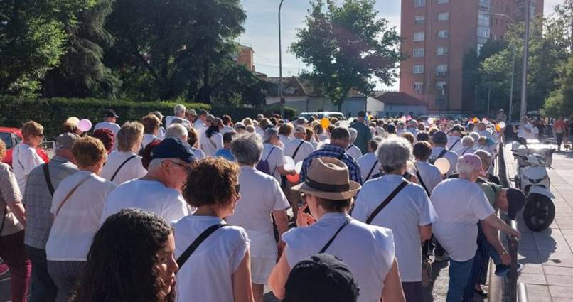 Cerca de 800 personas participan en la 41ª Marcha Vallecana de las Personas mayores