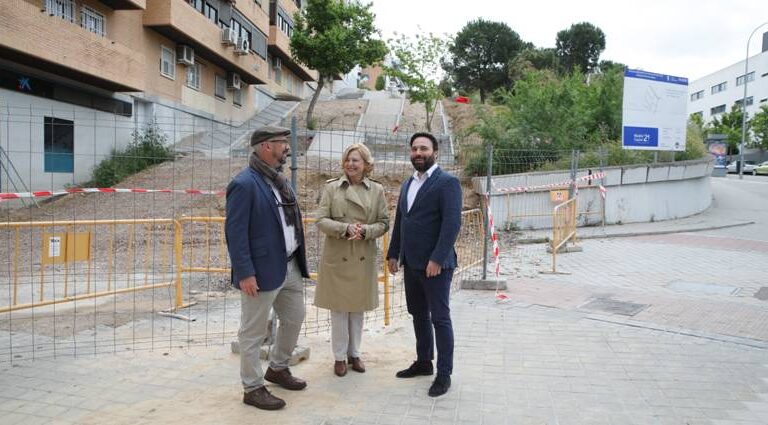 En la recta final la segunda fase de reurbanización del entorno de la calle Sierra Toledana