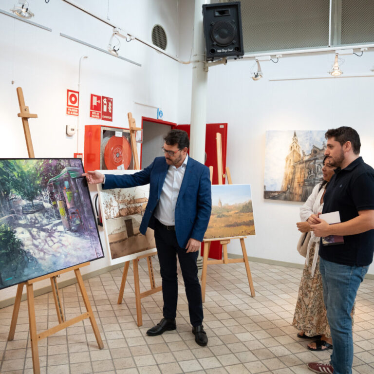 Villa de Vallecas inaugura la exposición del XIX Certamen de Pintura al Aire Libre