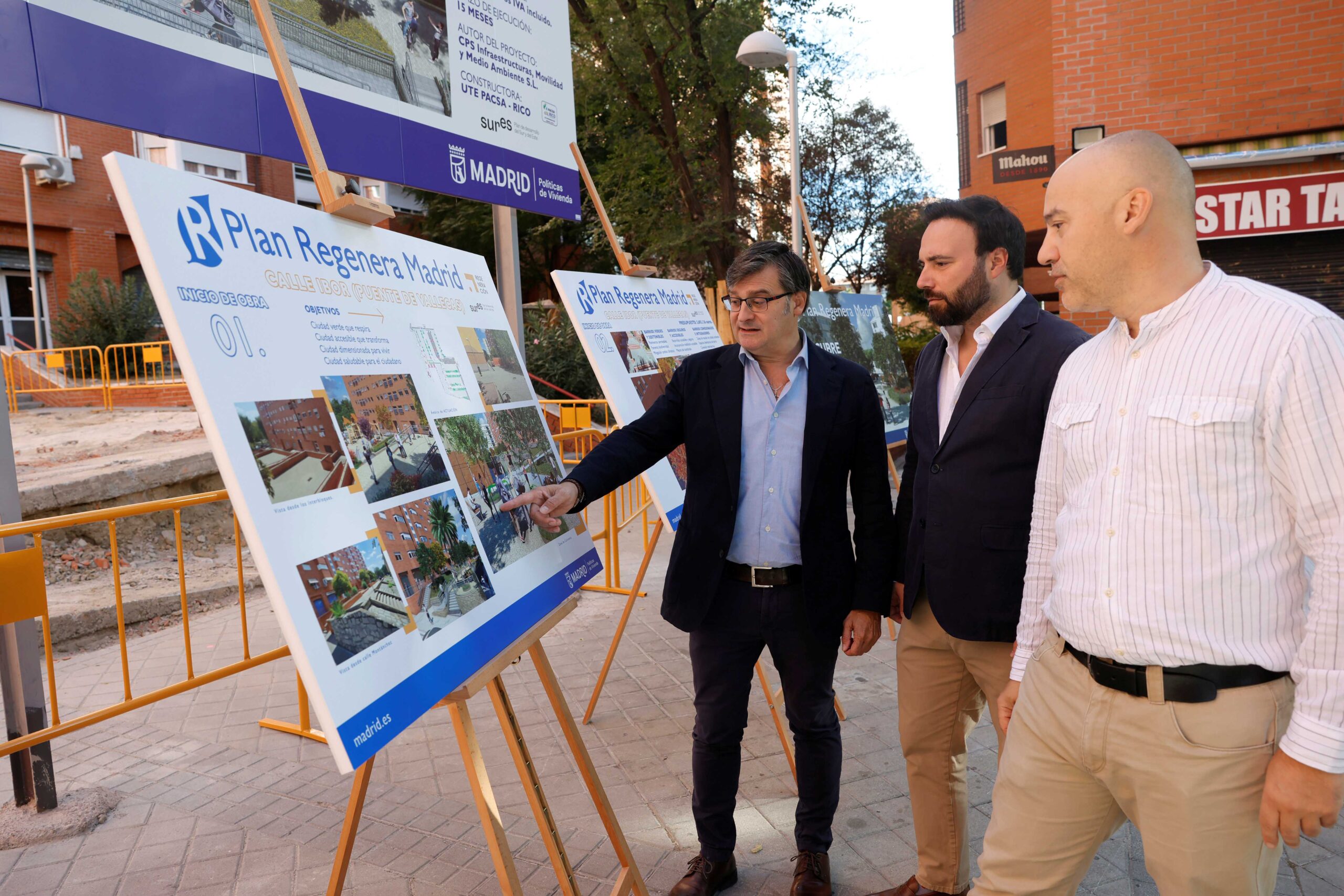 El Plan Regenera Madrid comienza a transformar Puente de Vallecas